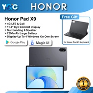 HONOR Pad X9 LTE 7(4GB+3GB)+128GB 11.5" 120Hz 2K HONOR Fullview Display | Surround 6 Speakers | Larg