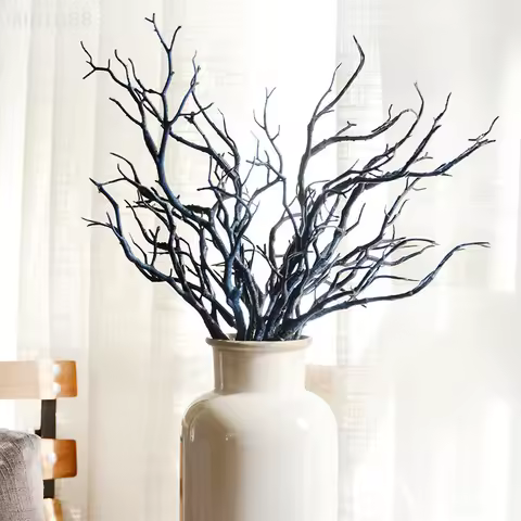 Artificial Long Tree Branch for Decoration, DIY Party, Black Plant, Dark Magic Style, Hotel, Store,