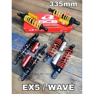 RCB Absorber MB2 335mm Adjustable Gas Tank Racing Boy GBO C70 EX5 EX5Fi 110 Kambing Dream Class Wave