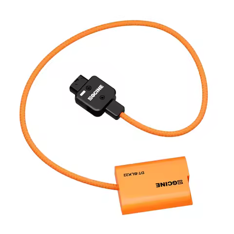 Dummy Battery D-Tap Connector Power 60cm D-Tap to DMW-BLK22 Dummy Battery for Lumix GH5 II/ GH6/ S5I