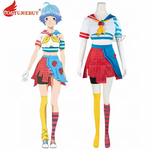CostumeBuy Bubble Movie Uta Cosplay Costume Women Girls Uniform Top Skirt Outfit with Stockings
