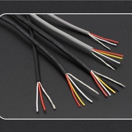 50Meters UL2547 28AWG 4 Cores Signal Shielded Cable PVC Insulated Tinned Copper Cable Wire
