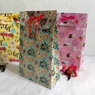kantong kado instan besar /kertas kado instan/bungkus kado siap pakai/papper bag