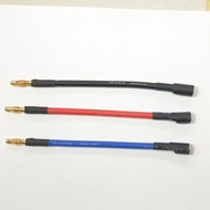 "I-RC" Motor Extension Cord 12AWG Silicone Wire 4.0mm Male Gold Plug To 6.5mm Female Electric Transf