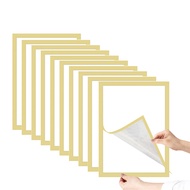 10pcs Magnetic Plastic Soft Gel Photo Frame Gold Black Silver A4 A3 A2 Multi-Purpose Folder Photo Po