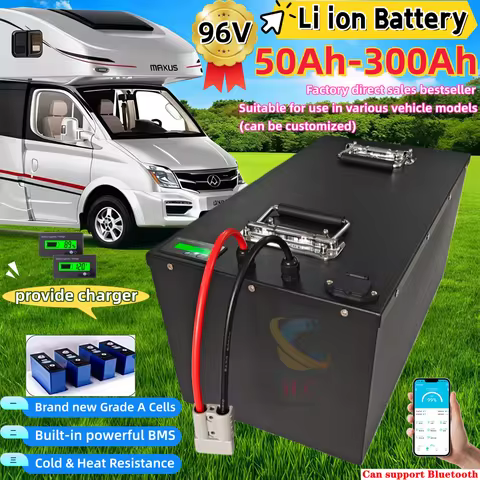 HC_BMS 26S 96V Lithium Battery 50Ah 60Ah 80Ah 100Ah 120Ah 150Ah 200Ah 280Ah 300Ah Li-ion for 5KW 10K