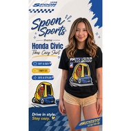 SPOON SPORTS THEME SHIRT, TIKES COZY COUPE TOY CAR SHIRT, JDM, V27X CLOTHING, CAR SHIRT, D102 V1