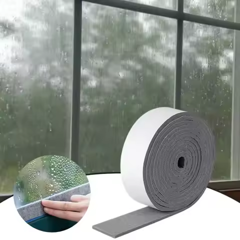 1pc 2cm/3cm/4cmX2m/4m Window Condensation Strip Water Absorbent Tape Reusable Anti Moisture Prevent 