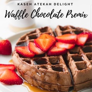 [PREMIUM & CHOCOLATE WAFFLE] Tepung Waffle Crispy Coklat | Chocolate Premix  Waffle | Pancake | Tepu