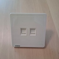 [包平郵] 西門子 Cat5e 及電話插座