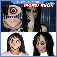 [CAS] Halloween Mask Zombies Skeleton Long Hair Momo Scary Mask Scary Challenge Games Evil Latex Mas