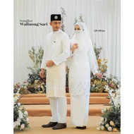SET BAJU NIKAH WARNA PUTIH (KURUNG WALINONG)
