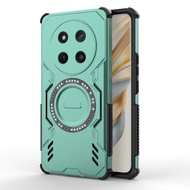 เคสสำหรับ Honor X9C 5G เคส X9C Honor X9B 2in1 PC TPU แบบแข็งเกราะกันกระแทกคลุมโทรศัพท์แม่เหล็กเคสสำห