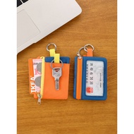 card holder wallet card holder Beg kad dompet duit syiling mini jenama bergaya Jepun, beg kunci kanv