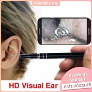 [Johor Seller]  3In1 Usb Earpick Mini Camera Endoscope Ear Cleaning Tool Hd Visual Ear Spoon Baby Adult Otoscope Endoscope Camera for Android Earwax Removal Kit Ear Cleaner Video Otoscope