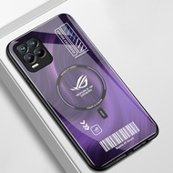 Case For Realme 8 5G 8s 5G 8 Pro Shockproof Glass Shell Symbol Phone