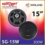 Konzert by Winland 15-inch Professional Speaker in Hi-Fi Woofer 250-300W 33Hz-15kHz SG-15W (1)piece per order