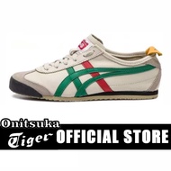 Authentic Onitsuka Tiger MEXICO66 running sneakers men and women casual shoes sports olive green