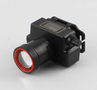 Senter Kepala Zoom 250watt tahan hingga 50jam / Headlamp Led Laser Dimmer ( Tombol Putar ) Cahaya Pu