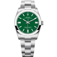 Rolex Hot-selling-Rolex Women's Watch Oyster Style Permanent114200Reconfiguration Forest Green Disc Mechanical Watch Watch Women's Watch