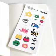 Silly Costume Day Cat Sticker Sheet Waterproof [Everidayyou]