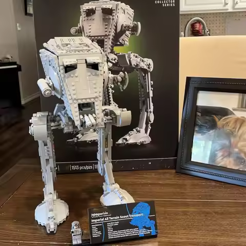 MINISO 1513pcs Arrival 75417 Galaxy UCS ATST Model Building Blocks Bricks Home Decor Toys Adults Bir