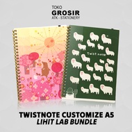 TWISTNOTE CUSTOMIZE A5 LIHIT LAB BUNDLE/ BINDER LIHIT LAB BINDER COOL LIHIT LAB