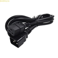 Doublebuy Female Head to Male Head C19 to C20 Power Adapter Cord IEC320 C19 3Pin to IEC320 C20 3Pin 