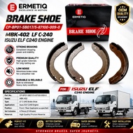 ERMETIQ CP-BP01-SB017 / 5-87100-009-0 MBK-402 LF C-240 Brake Shoe for Isuzu ELF C24 | Heavy-Duty Bra