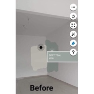 5L JOTUN JOTASHIELD ANTIFADE 3165 MIDNIGHT , 6350 SOFT TEAL EXTERIOR WALL PAINT