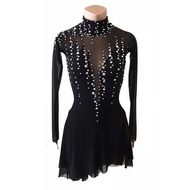 NEW ORI!! LIUHUO Ice Figure Skating Dress Girls Youth Black Spandex