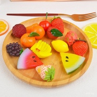 Simulated Fruit Fake Fruit Model pvc High Imitation Miniature Food Play Fake Strawberry Cherry Fruit