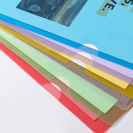 [CHL] A4 Color Transparent L-Shaped Folder A4 A4 A4L Colorful L Candy