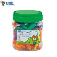 Taiwan Yousile USL Soft Aquatic Group Sea Animal Model Children Play House Toys Seven-Color Flower P