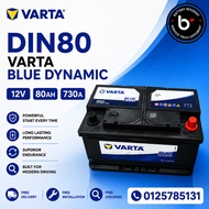 Installation Provided DIN80L DIN80 58039 Varta Blue Dynamic MF Car Battery Bateri Kereta