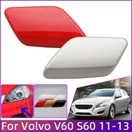 2Pcs Front Bumper Headlamp Washer Spray Nozzle Cover Cap For Volvo V60 S60 2011 2012 2013 39802699 3