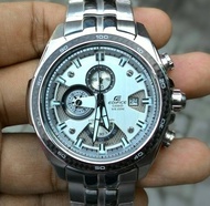 Casio Edifice EF-565D-7A Silver White Ori BM