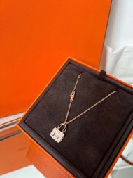 《超抵 官網 要$60000》 Hermes Necklace Constance 玫瑰金頸鏈 12月新鮮票 聖誕禮物