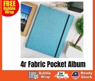 4R 200pcs Pocket Photo Album Fabric Cover (200pcs) Ready Stock