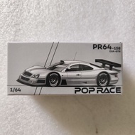 POP RACE MERCEDES BENZ AMG CLK GTR SILVER