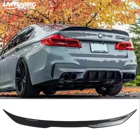 Real Carbon Fiber Trunk Spoiler for BMW 5 Series G30 520i530i540i M550i Sport M5 Sedan 2017-2021 PRO