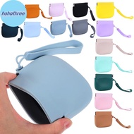 ha Silicone Coin Purse Keychain Small Silicone Pouch Wired Earbud Case 10x8cm/3.94x3.15 Inches Coin 