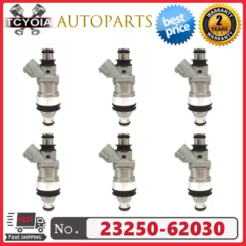 6pcs/lot 23250-62030 23209-62030 Fuel Injector For TOYOTA&LEXUS LAND CRUISER 90 LC90 Camry 4RUNNER E