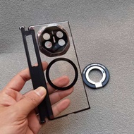เคสโทรศัพท์ Huawei Mate XT แบบบางเฉียบ ดูดซับแม่เหล็ก เปลือกป้องกันแบบพับสามครั้ง น้ำหนักเบา โปร่งใส