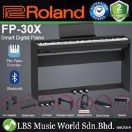 Roland FP-30X 88 Key Digital Piano Portable Package Electric Weighted Keyboard - Black (FP30X FP30 X