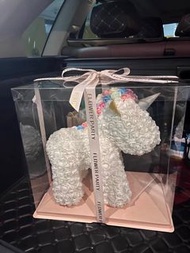 白色獨角獸永生花
