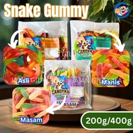 [HALAL] Candyku Snake Shape Gummy 200g/400g Sweet / Sour / Original