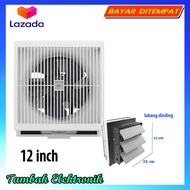 MASPION MV-300 NEX Wall Exhaust/Hexos/Heksos Fan Dinding 12 (30 cm) Ventilasi Lubang Tembok 35x35 cm