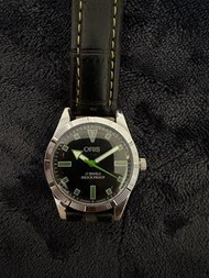 ORIS  綠色指針手上鍊老機械錶