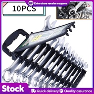 10pcs Combination wrench Set 10 in 1 Combination Wrench Set Rachet Wrench Professionaltools